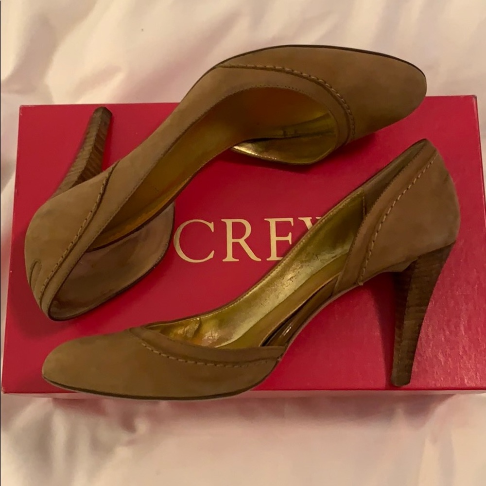 J Crew Petra Nubuck heels